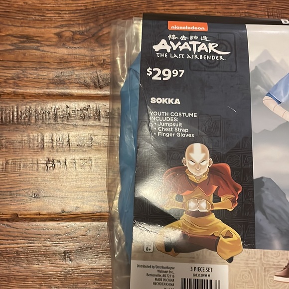 Avatar Last Airbender Boys Costume - Picture 3 of 5